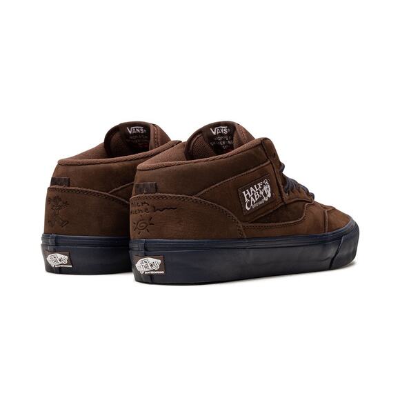 Vans Skate Half Cab  VANS X NICK MICHEL MEN\'S 6.5 HALF CAB \'92 MID SNEAKER BROWN NAVY NIB